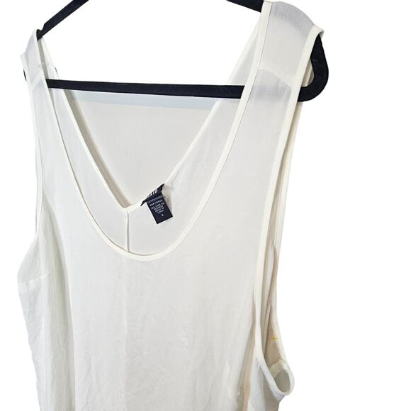 Torrid Top Scoop Neck Tank Top Plus Size Top Sleeveless Tank Top 4X White - Picture 4 of 7